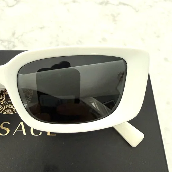 Versace Elegant White Sunglasses - Picture 9 of 13